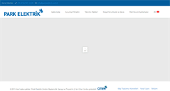 Desktop Screenshot of parkelektrik.com.tr